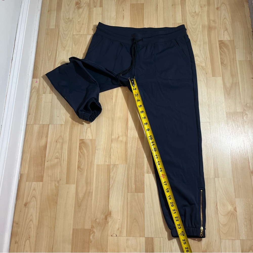 Zyia Active Navy Blue Everywhere Zipper Jogger Pants Medium Zipper - Picture 4 of 8